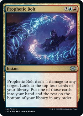 Prophetic Bolt (Double Masters 2022) Light Play