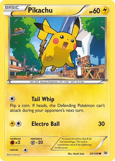Pikachu (XY Roaring Skies) Medium Play