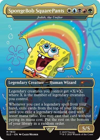 SpongeBob SquarePants - Jodah, the Unifier (Secret Lair) Near Mint