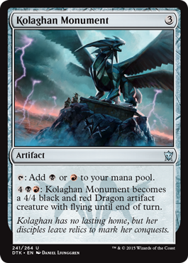 Kolaghan Monument (Dragons of Tarkir) Light Play