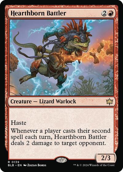 Hearthborn Battler (Bloomburrow) Light Play