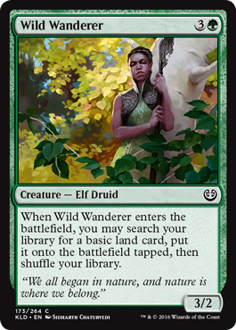 Wild Wanderer (Kaladesh) Light Play