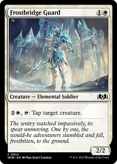Frostbridge Guard (Wilds of Eldraine) Light Play Foil