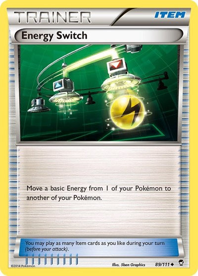 Energy Switch (XY - Furious Fists) Medium Play Reverse Holofoil