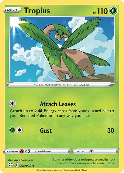 Tropius (Shining Fates) Light Play
