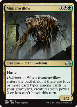 Mournwillow (Eldritch Moon) Light Play Foil