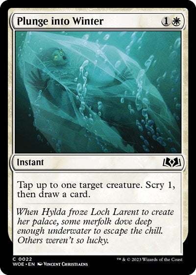 Plunge into Winter (Wilds of Eldraine) Light Play Foil
