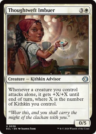 Thoughtweft Imbuer (Lorwyn Eclipsed) Light Play