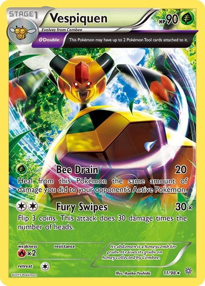 Vespiquen (11) (XY - Ancient Origins) Medium Play