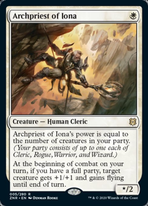 Archpriest of Iona (Zendikar Rising) Light Play