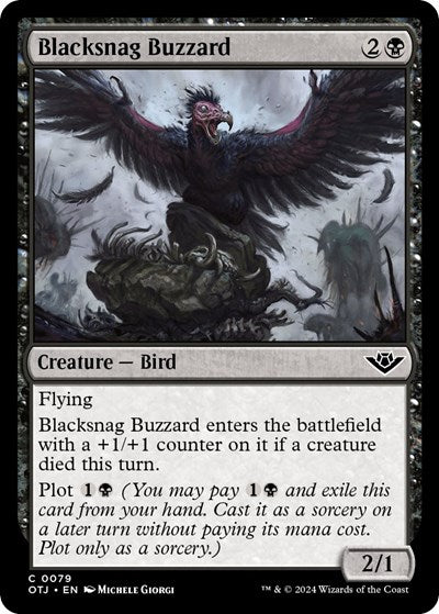 Blacksnag Buzzard (Outlaws of Thunder Junction) Light Play