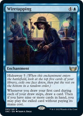 Wiretapping (Streets of New Capenna) Light Play