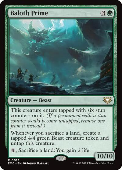 Baloth Prime (Commander: Edge of Eternities) Light Play