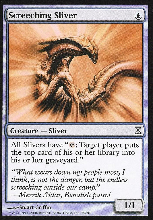 Screeching Sliver (Time Spiral) Medium Play