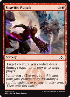 Gravitic Punch (Guilds of Ravnica) Light Play
