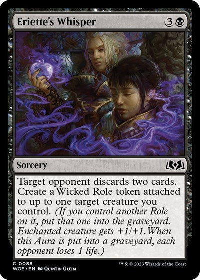 Eriette's Whisper (Wilds of Eldraine) Light Play