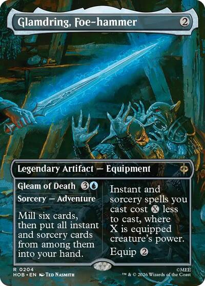 Glamdring, Foe-hammer (Borderless) (The Hobbit) Light Play