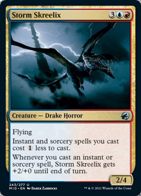Storm Skreelix (Innistrad: Midnight Hunt) Light Play