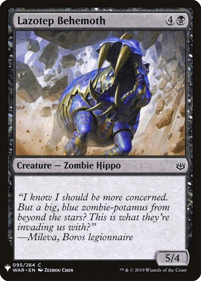 Lazotep Behemoth (Mystery Booster) Light Play