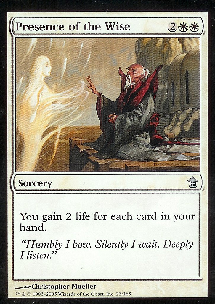 Presence of the Wise (Saviors of Kamigawa) Light Play