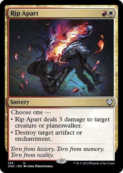 Rip Apart (Commander: Phyrexia: All Will Be One) Light Play