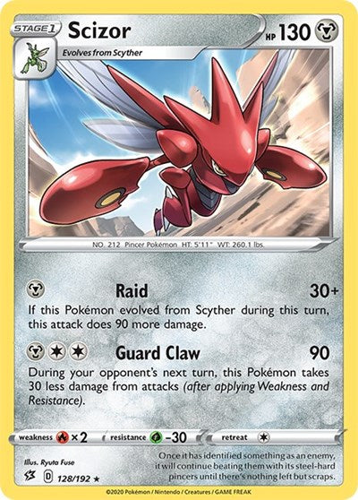 Scizor (SWSH02: Rebel Clash) Light Play