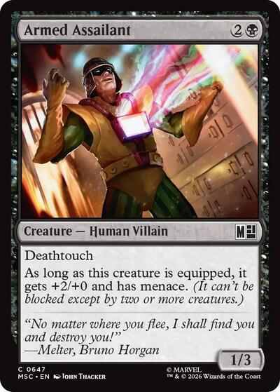 Armed Assailant (Commander: Marvel Super Heroes) Light Play