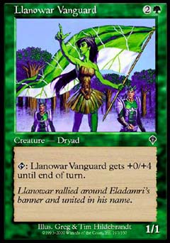 Llanowar Vanguard (Invasion) Light Play