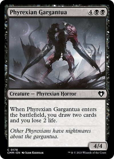 Phyrexian Gargantua (Commander Masters) Light Play Foil