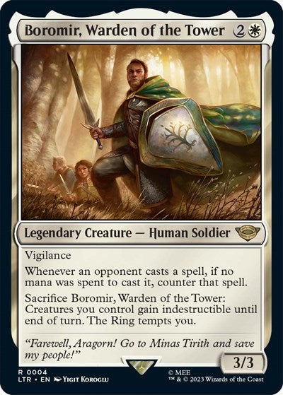 Boromir, Warden of the Tower (Universes Beyond: The Lord of the Rings: Tales of Middle-earth) Light Play
