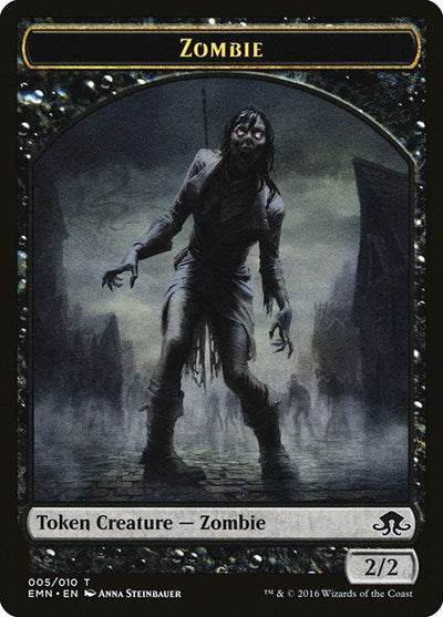 Zombie Token (005) (Eldritch Moon) Light Play