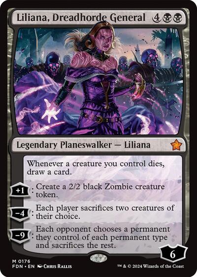Liliana, Dreadhorde General (Foundations) Light Play