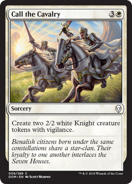 Call the Cavalry (Dominaria) Light Play