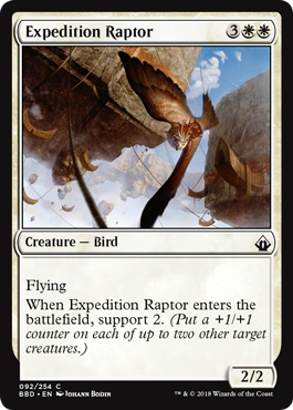Expedition Raptor (Battlebond) Light Play