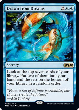 Drawn from Dreams (Magic 2020 Core Set) Light Play