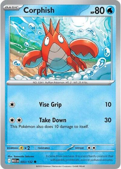 Corphish (ME01: Mega Evolution) Light Play