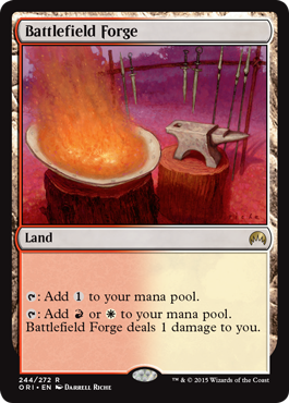 Battlefield Forge (Magic Origins) Light Play