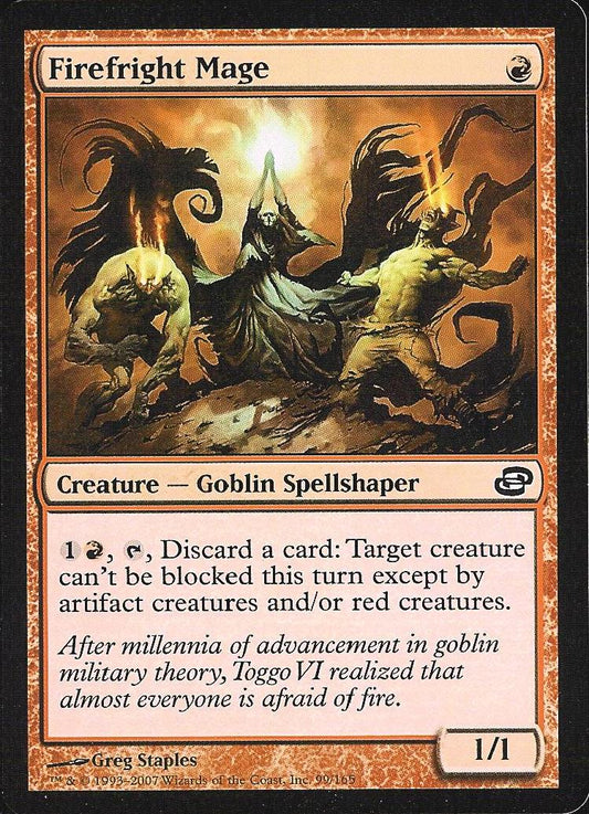 Firefright Mage (Planar Chaos) Light Play
