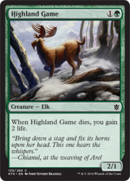 Highland Game (Khans of Tarkir) Light Play
