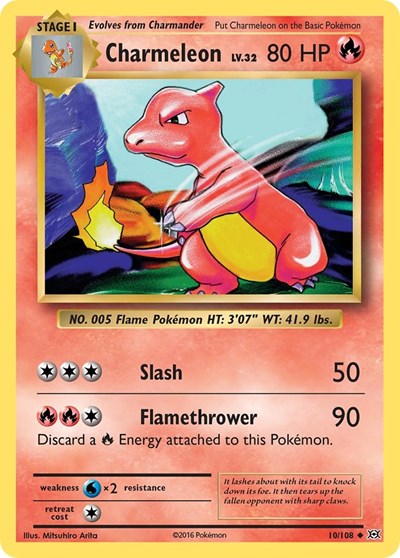 Charmeleon (XY - Evolutions) Damaged / Poor