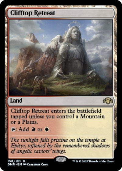 Clifftop Retreat (Dominaria Remastered) Medium Play Foil