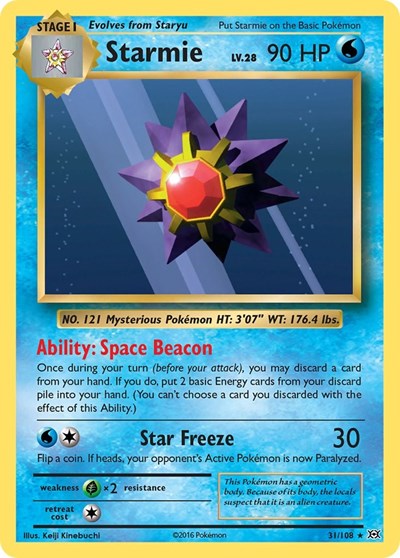 Starmie (XY - Evolutions) Medium Play