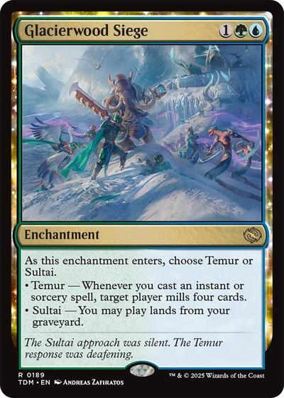 Glacierwood Siege (Tarkir: Dragonstorm) Light Play