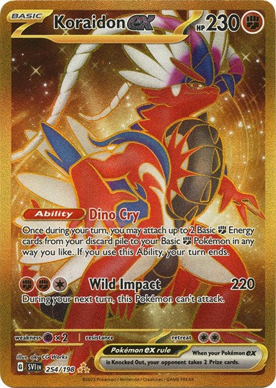 Koraidon ex - 254 (Scarlet and Violet: Base Set) Light Play Holofoil