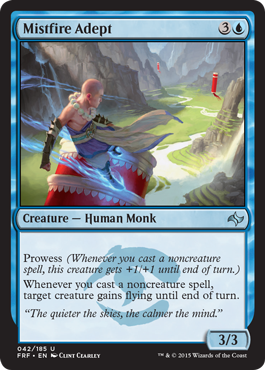 Mistfire Adept (Fate Reforged) Light Play