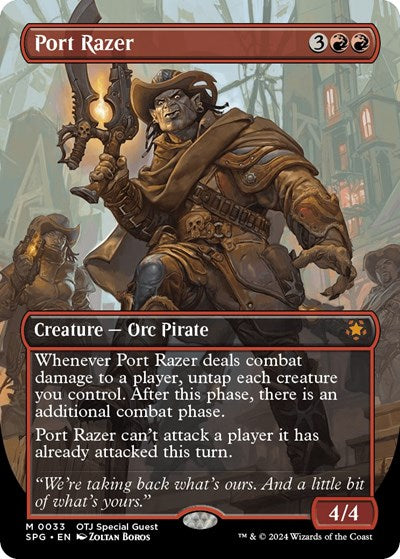 Port Razer (Borderless) (Special Guests) Light Play