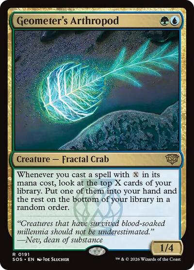 Geometer's Arthropod (Secrets of Strixhaven) Light Play