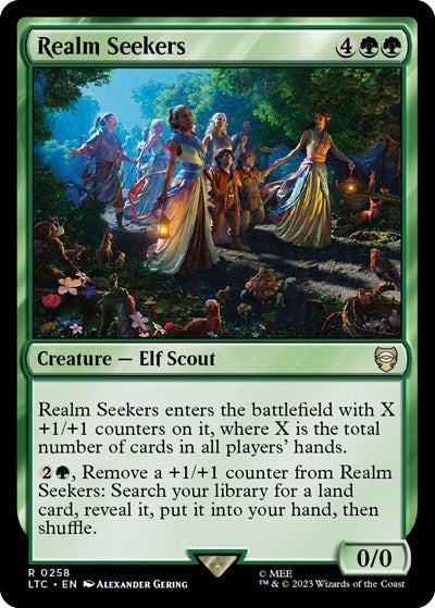Realm Seekers (Commander: The Lord of the Rings: Tales of Middle-earth) Light Play