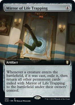 Mirror of Life Trapping (Extended Art) (Commander Legends: Battle for Baldur's Gate) Light Play