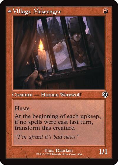 Village Messenger (Retro Frame) (Innistrad Remastered) Light Play